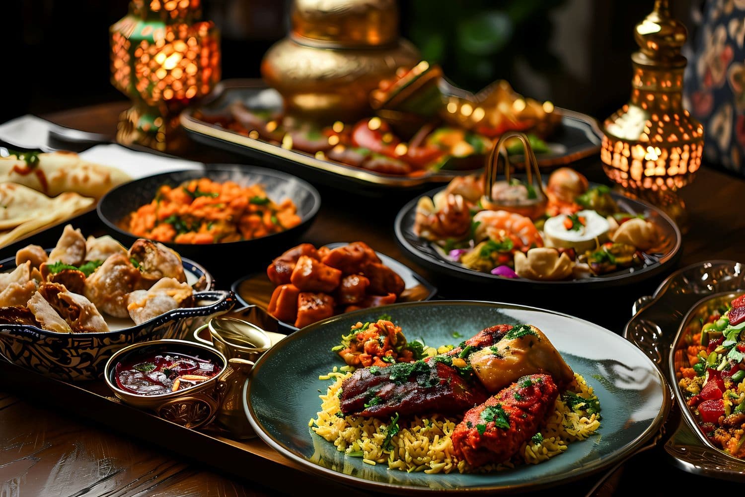 Restaurant staff and welcoming atmosphere